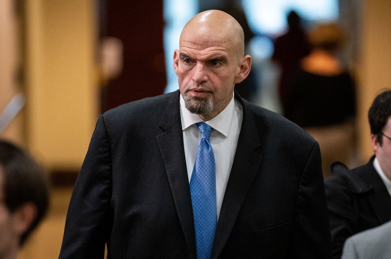 Sen. John Fetterman Hospitalized for Clinical Depression, Wife Expresses Pride in His Decision