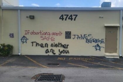 Two Charged for Vandalizing Anti-Abortion Centers