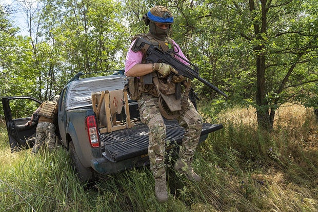 Fiber-optic drone training in the Donetsk region