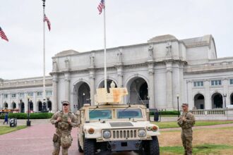 National Guard Member Ticketed for Running Red Light, Crashing During Trump's D.C. Deployment