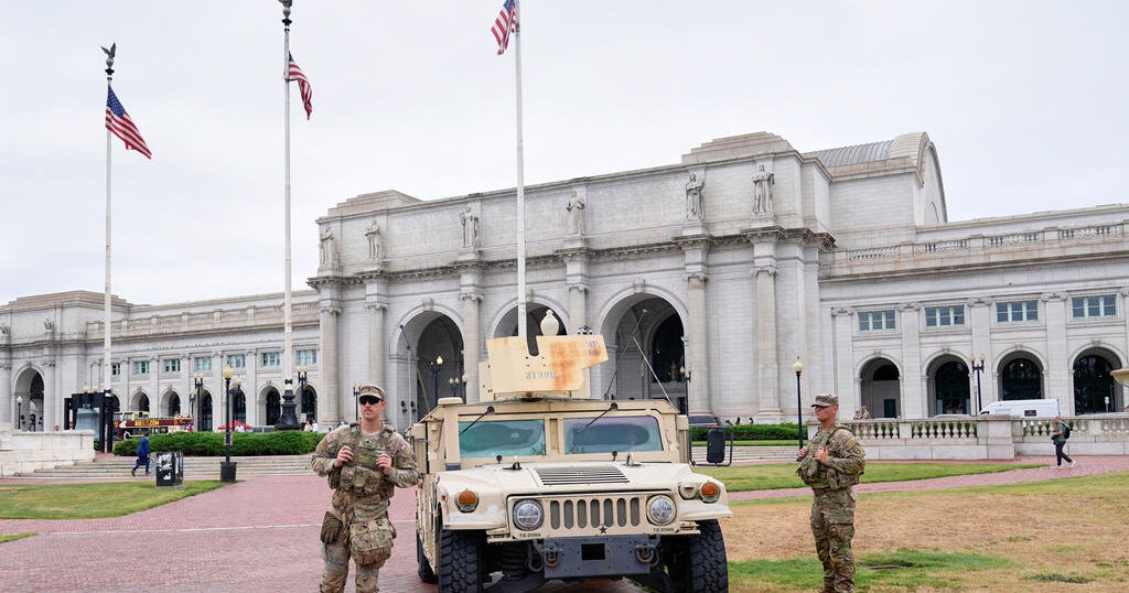 National Guard Member Ticketed for Running Red Light, Crashing During Trump's D.C. Deployment