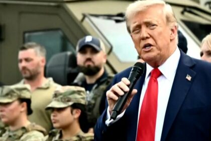 Trump Visits D.C. Federal Law Enforcement During Police Takeover