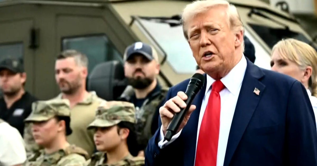 Trump Visits D.C. Federal Law Enforcement During Police Takeover