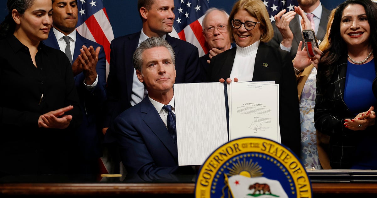 Newsom Approves California Redistricting, May Shift 5 House Seats to Democrats