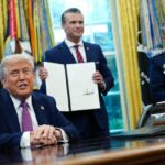 President Trump and Defense Secretary Pete Hegseth