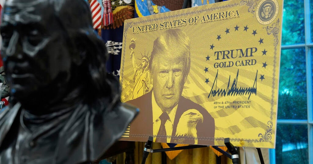 Trump Launches "Gold Card" Visas for $1 Million Fast-Track Entry