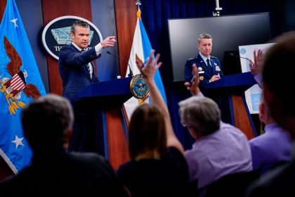 DOD Secretary Hegseth And Chairman Of The Joint Chiefs Caine Brief On Iran Strike