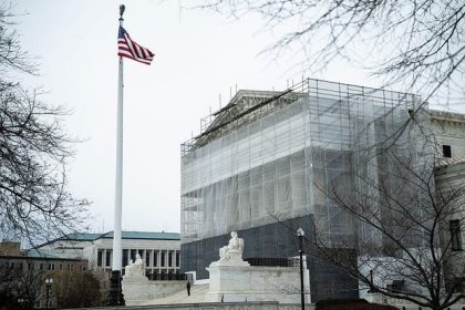 The U.S. Supreme Court in Washington, D.C., on Dec. 8, 2025.