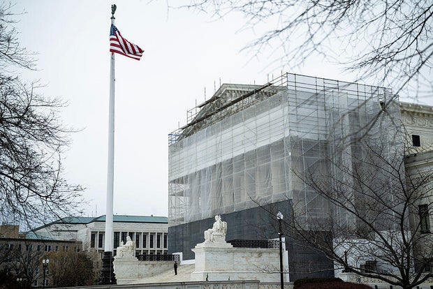The U.S. Supreme Court in Washington, D.C., on Dec. 8, 2025.