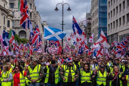 Unite The Kingdom Far Right Protest Takes Place In Central London