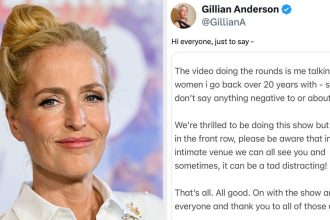 Gillian Anderson Sternly Called Out Superfans; Viral Clip Lacks Context
