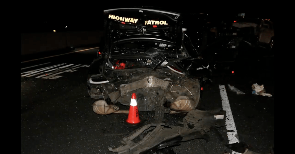 Tesla driver asleep on FSD crashes into patrol cars