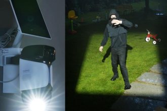 Baseus camera spotlight tracks and follows targets