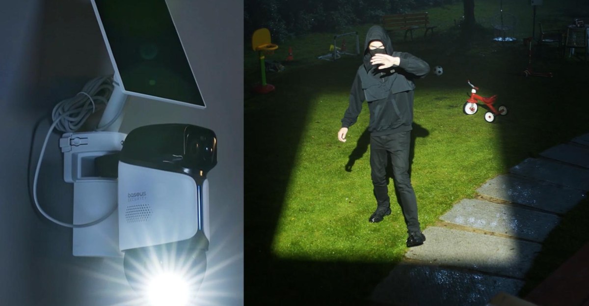 Baseus camera spotlight tracks and follows targets