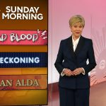 Here are a few options, all under 15 words:

Sunday Morning: October 4th Edition (5 words)
October 4th Sunday Morning Broadcast (5 words)
This Week's Sunday Morning, Oct 4th (6 words)
Sunday Morning Highlights: October 4th (5 words)